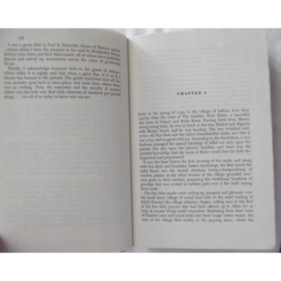 Roots by Alex Haley 1976 Hardcover Book Club Edition Vintage - Picture 10 of 13